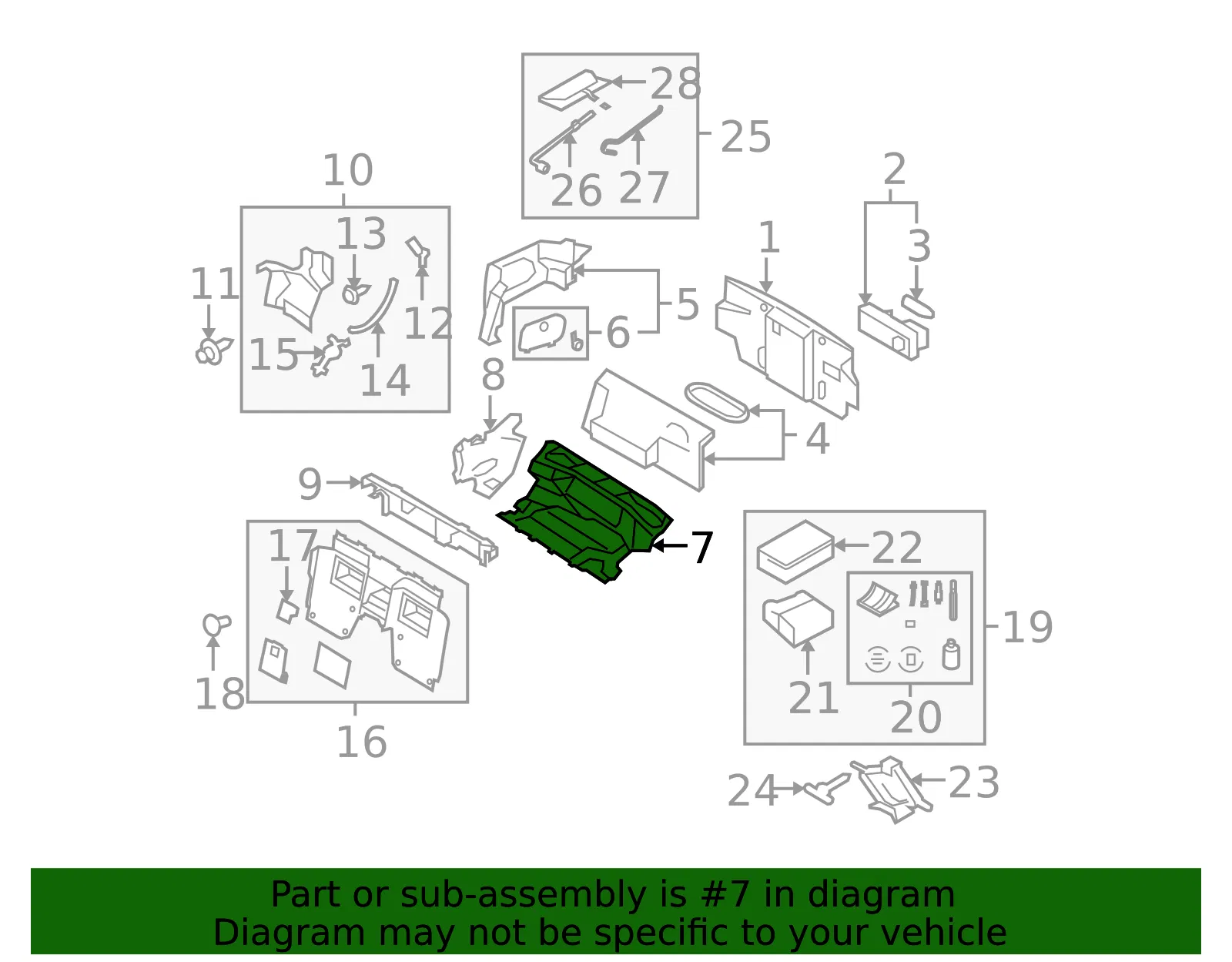 Package Tray Trim - Mazda (ne52683v0e02) - view 2