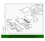 Rear Trim - Mazda (nf28r1836a) - view 4