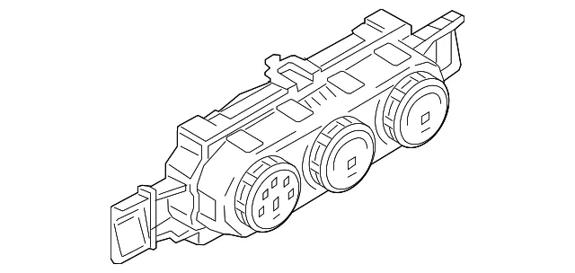 Dash Control Unit - Mazda (ng0r61190)