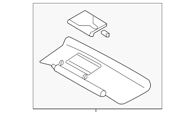 Sun Visor - Mazda (nh1869270a02)