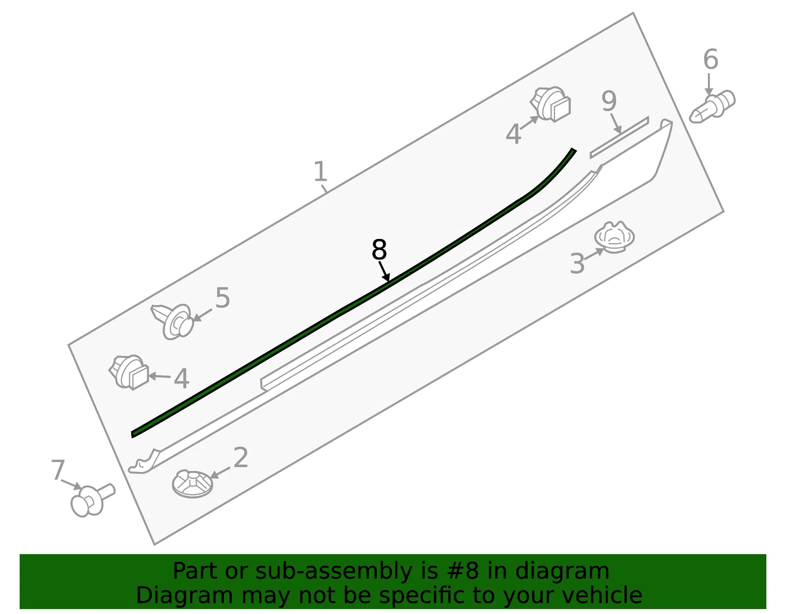 Side Body Trim Protector - Mazda (nh5251re2) - view 2