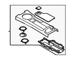 Console Assembly - Mazda (nh5464420d02) - view 3