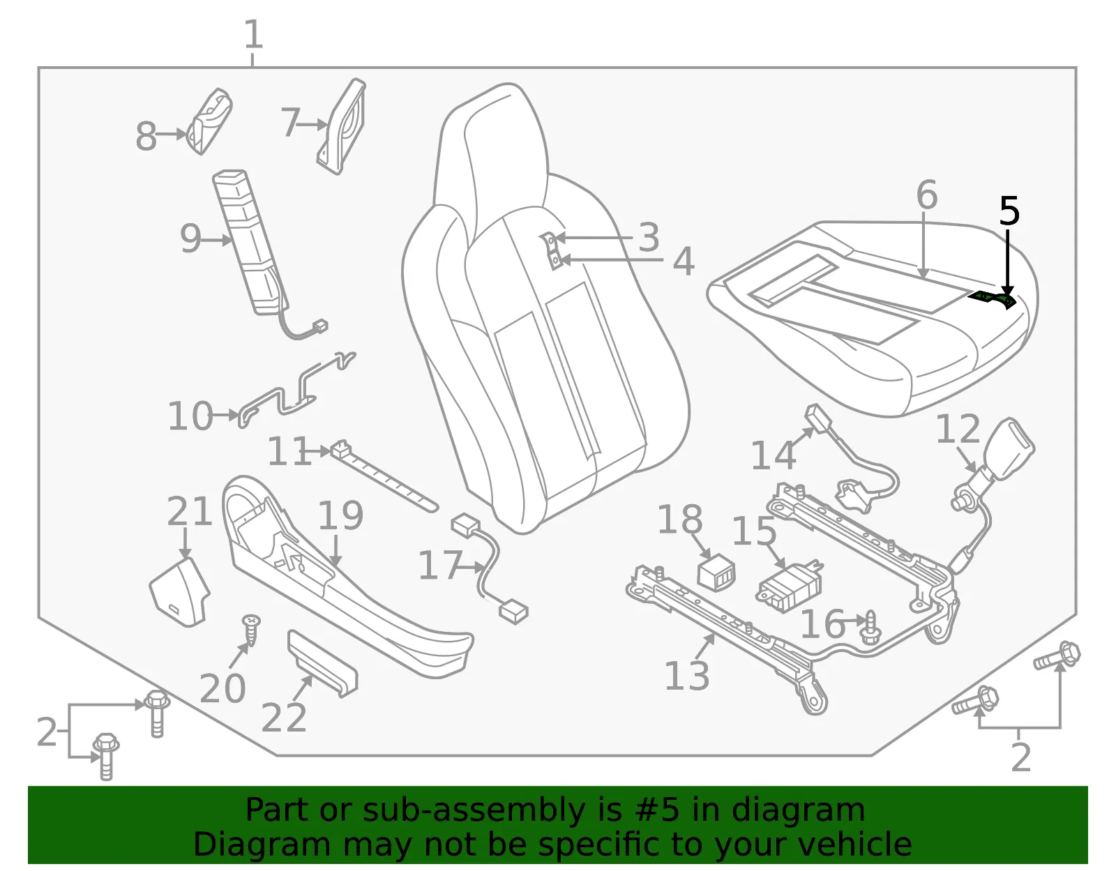 Cushion Cover - Mazda (nh548811131) - view 2