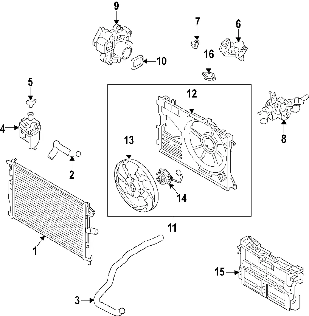 Water Outlet - Mazda (p5sp1517z)