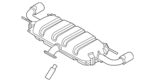 Main Silencer - Mazda (py6r40100a)