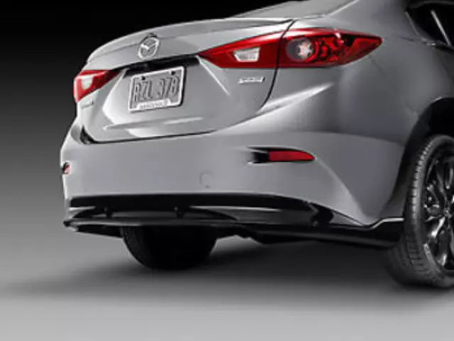Exterior Trim, Rear Diffuser, Black - Mazda (qbmn50360a51)