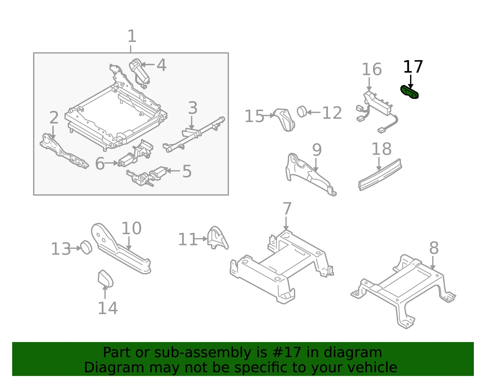 Seat Adjustment Knob - Mazda (t0275716672) - view 2