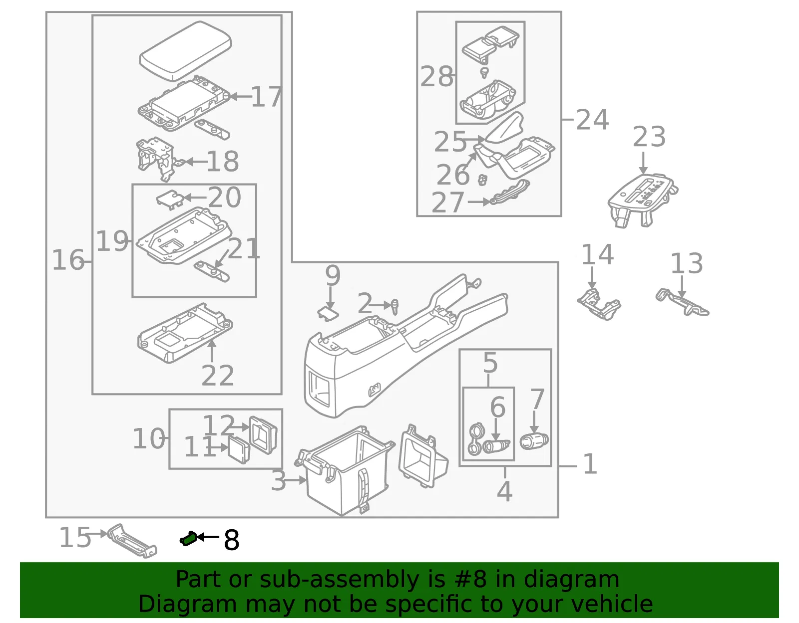Console Panel - Mazda (t06055723b05) - view 2
