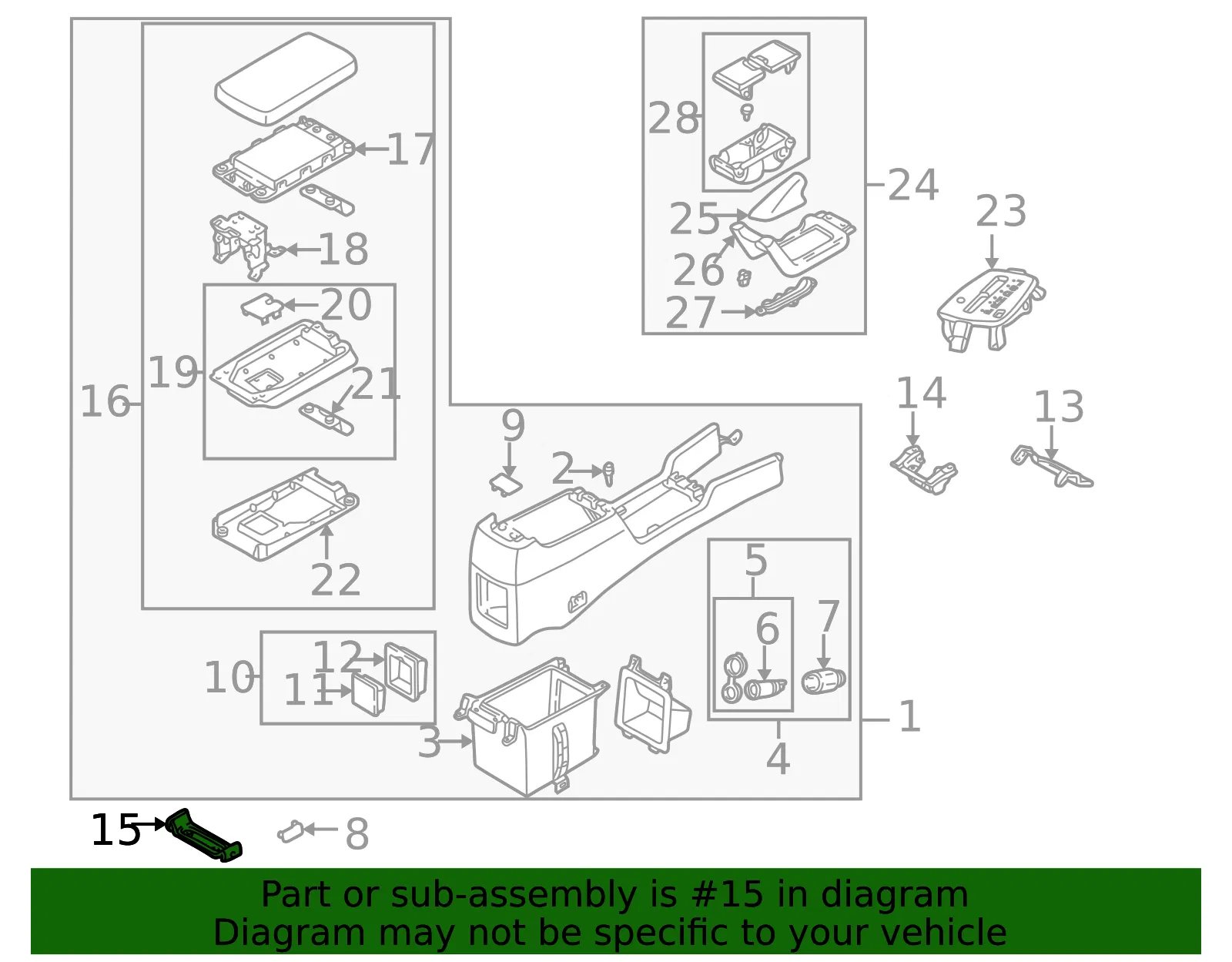 Console Bracket - Mazda (t06064436) - view 2