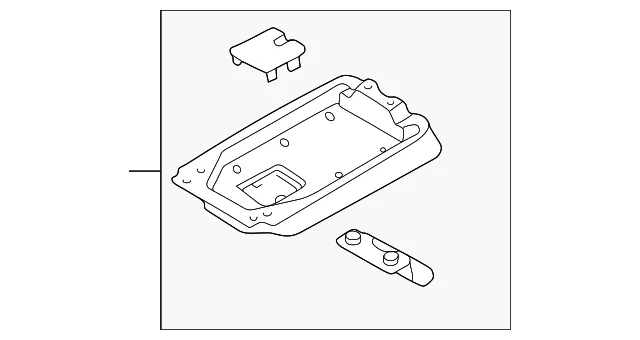 Console Compartment - Mazda (t0606450xb80)