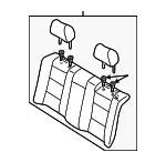 Seat Back Assembly - Mazda (t06257350b80) - view 3