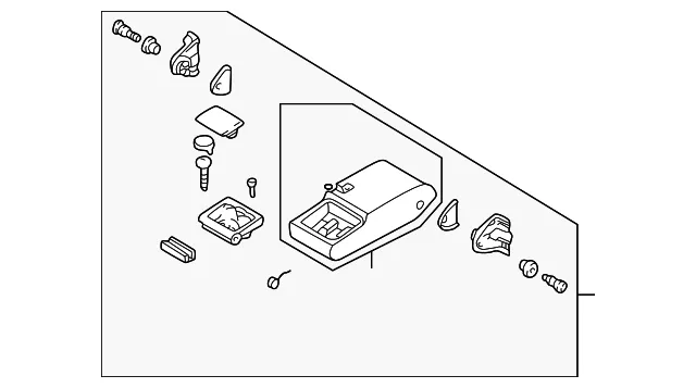 Armrest Assembly - Mazda (t0628837080)