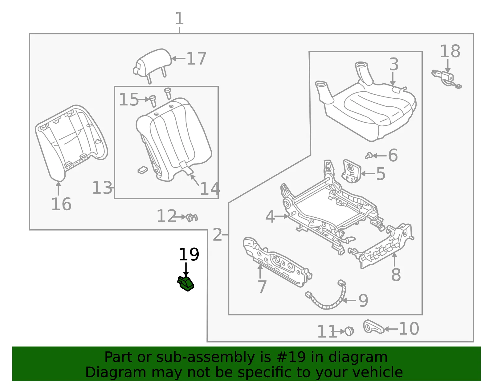 Seat Track Cover - Mazda (ta015705180) - view 2