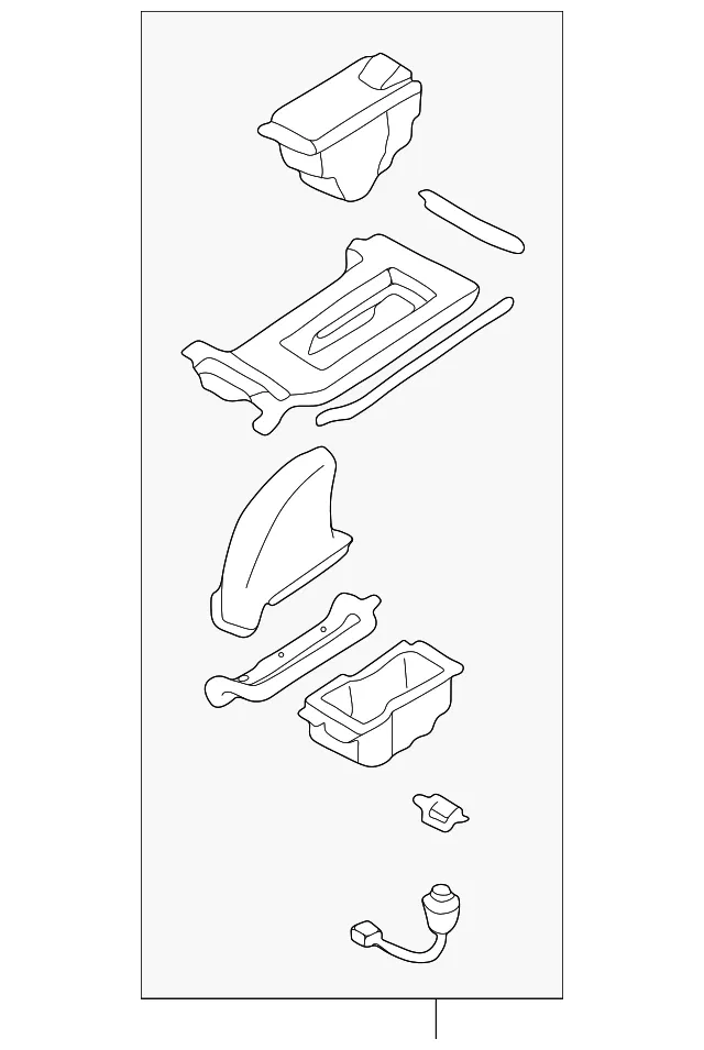 Console Panel - Mazda (ta016443yc02)