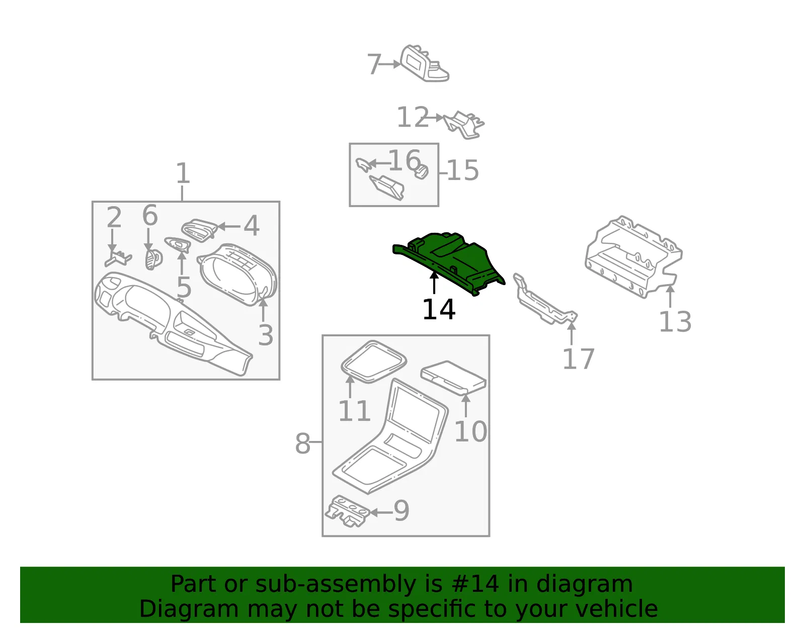 Instrument Panel Cover - Mazda (ta0164520c80) - view 2