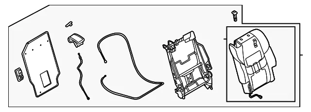 Seat Back Assembly - Mazda (ta0b882302b)