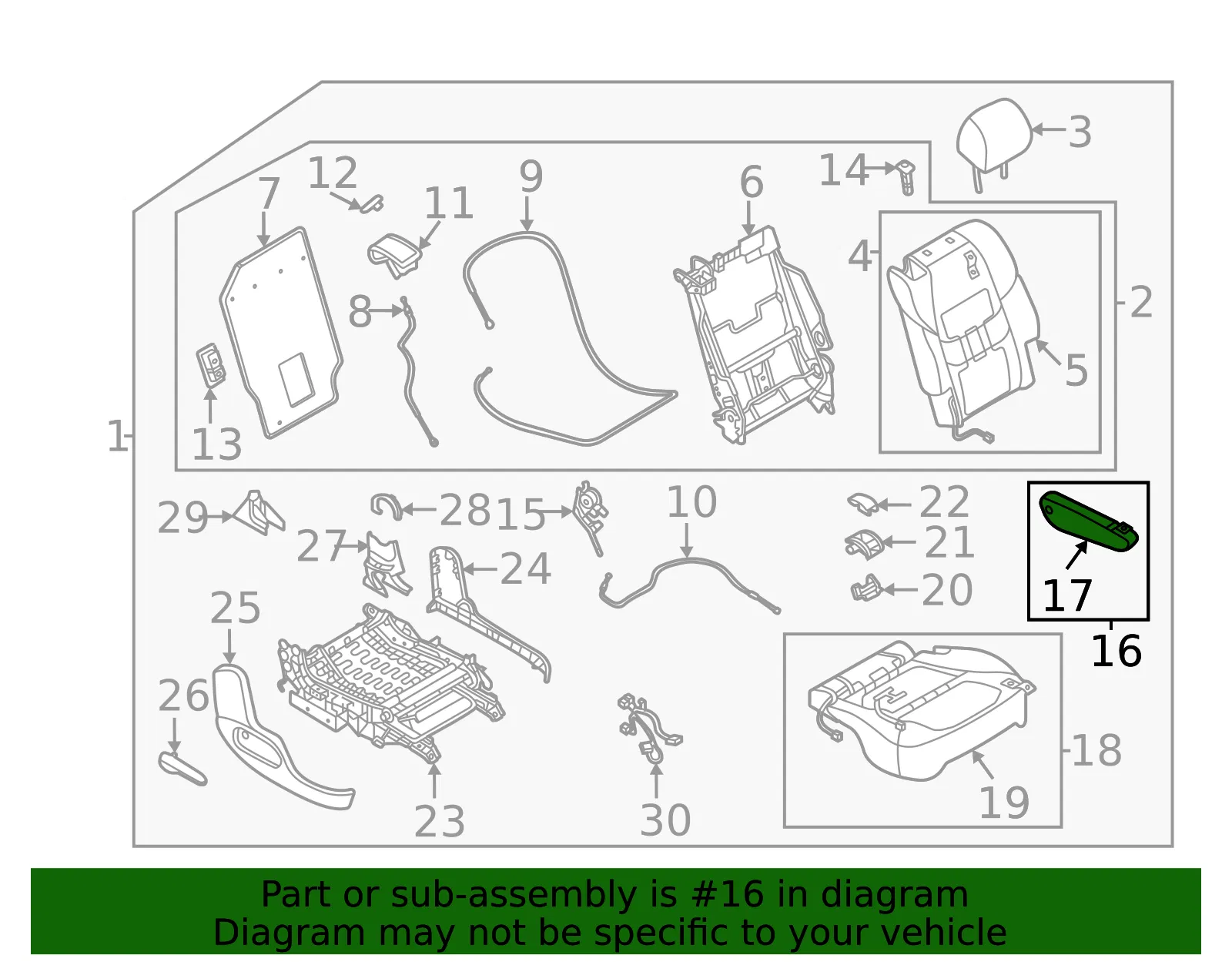 Seat Armrest - Mazda (ta0b882b018) - view 2