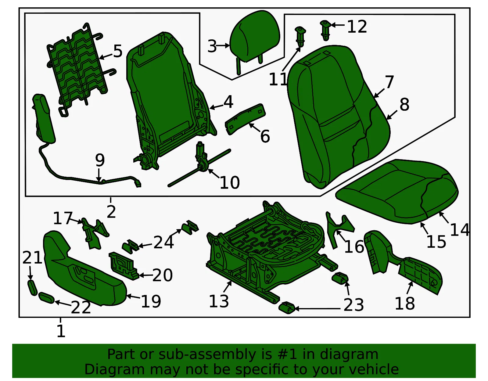 Seat Assembly - Mazda (ta0d571003a) - view 2
