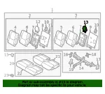 Headrest - Mazda (ta0d883r039) - view 4