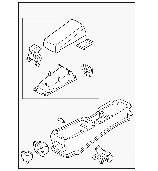 Console Assembly - Mazda (tb9464410f90)