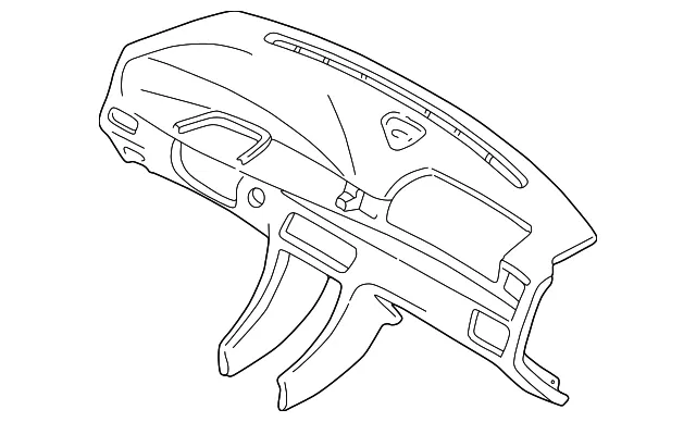 Instrument Panel - Mazda (tc8660350a25)
