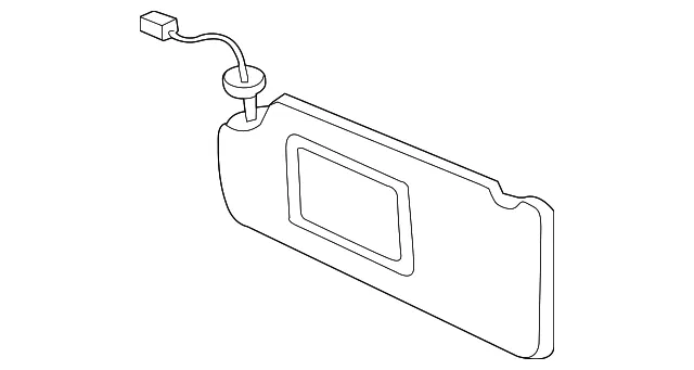 Sun Visor - Mazda (tc8769320a37)