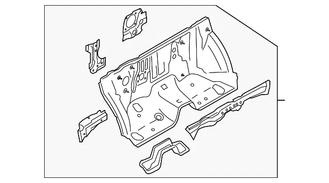 Lower Dash Panel - Mazda (td1153400c)