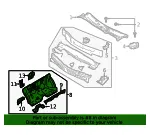 Lower Dash Panel - Mazda (td1153400c) - view 4
