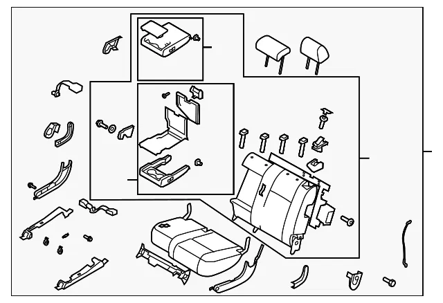 Seat Assembly - Mazda (td115725xl34)