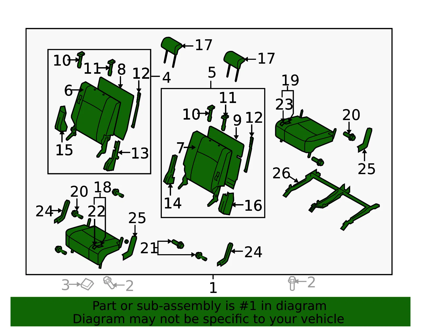 Seat Assembly - Mazda (td115730xd02) - view 2