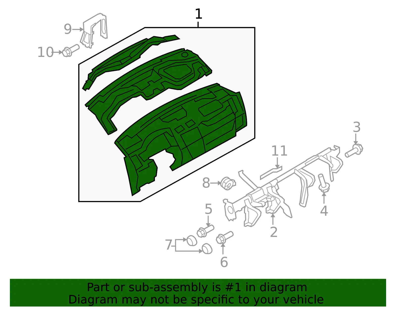 Instrument Panel - Mazda (td1160400l02) - view 2