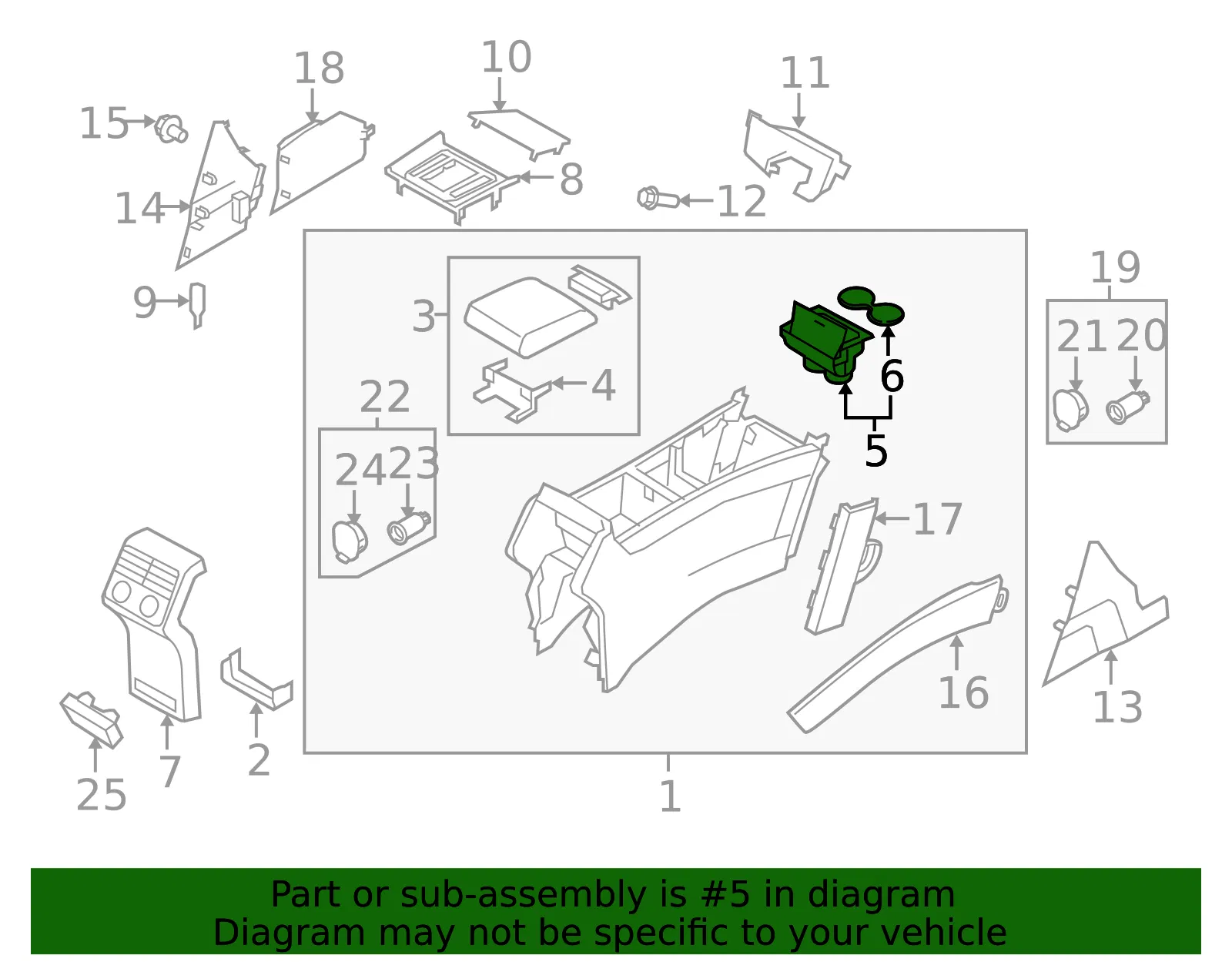 Cup Holder - Mazda (td116439xe) - view 2