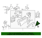 Console Trim Panel - Mazda (td116447yc02) - view 4