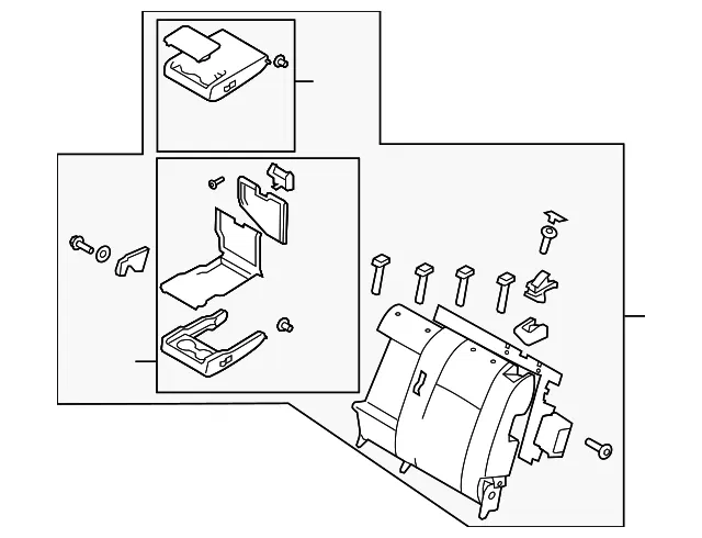 Seat Back Assembly - Mazda (td118828002)