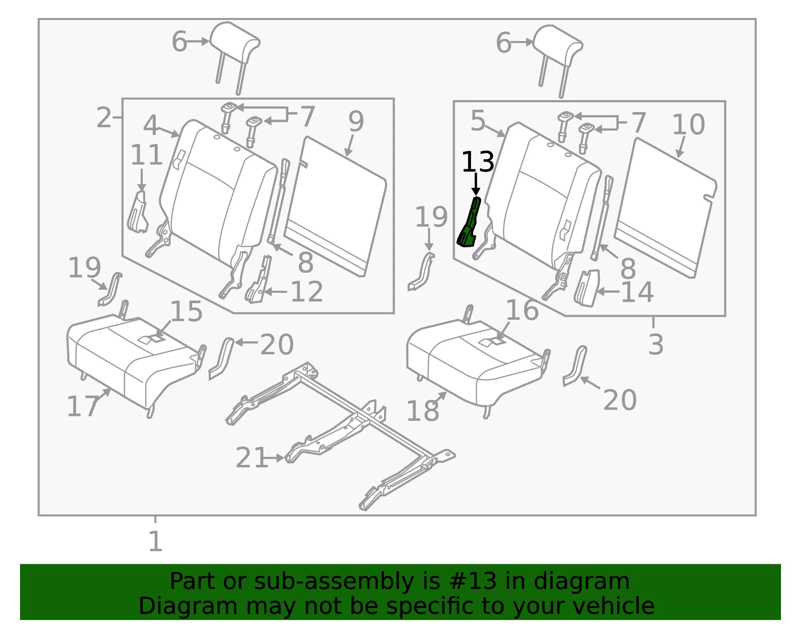 Seat Trim Panel - Mazda (td11883g102) - view 2