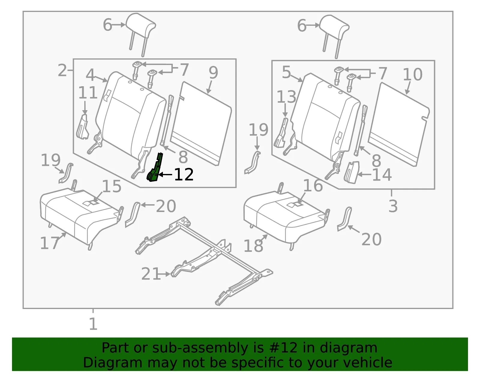 Seat Trim Panel - Mazda (td11883h302) - view 2