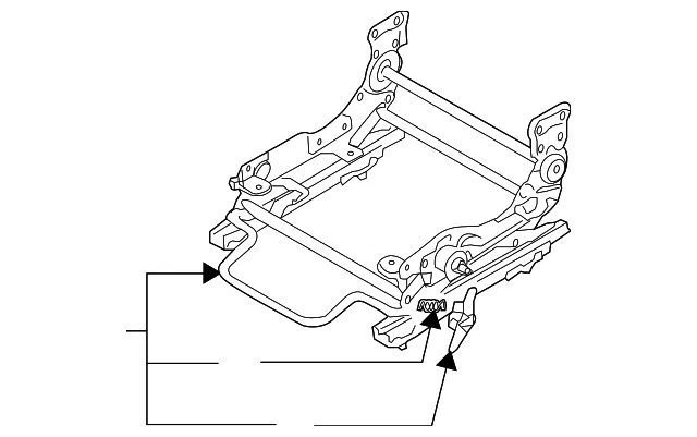 Seat Adjuster - Mazda (td1188h50c)