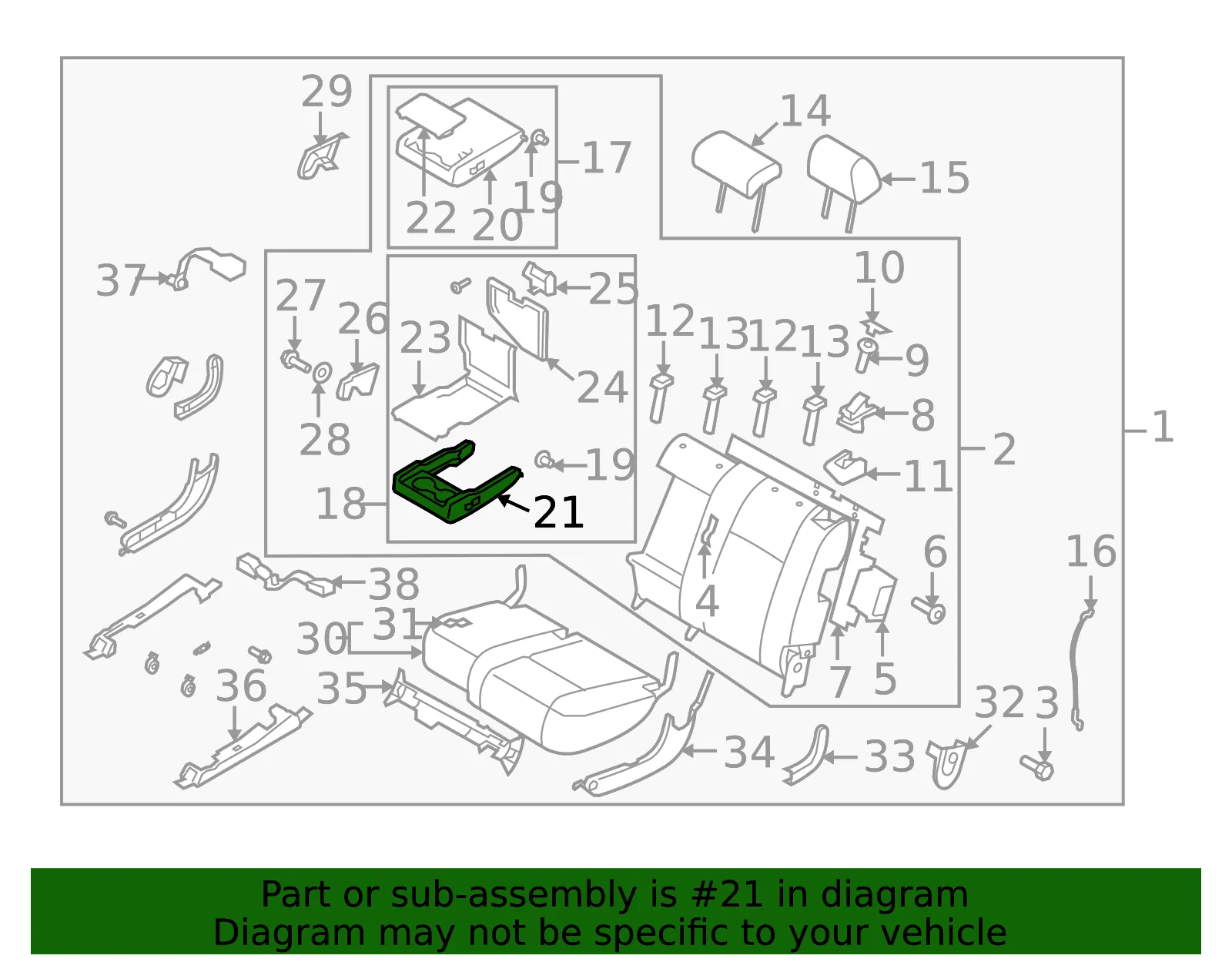 Armrest Cover - Mazda (td13882b134) - view 2