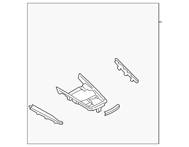 Console Panel - Mazda (td2m64430a02)