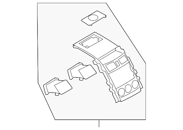 Instrument Panel Cover - Mazda (te6955210a)