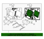 Seat Back Assembly - Mazda (te7188380b02) - view 4
