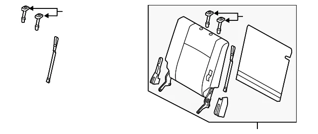 Seat Back Assembly - Mazda (te7188380b34)