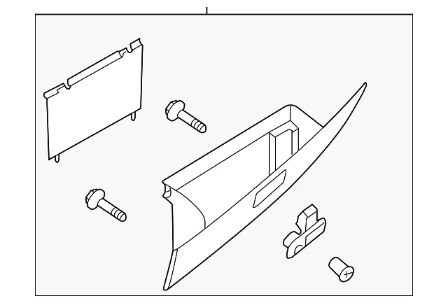 Glove Box Assembly - Mazda (tk216403002)