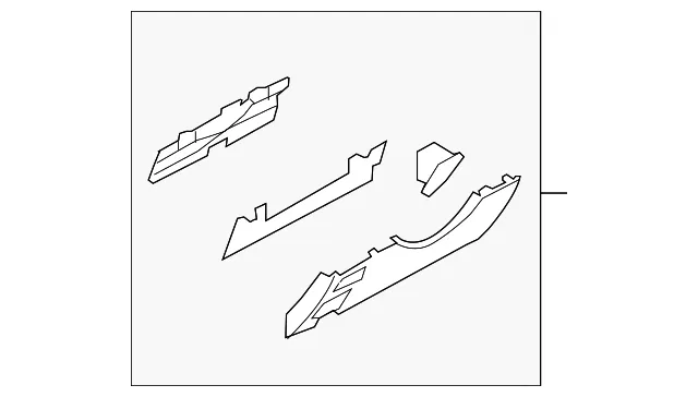 Instrument Panel Knee Bolster - Mazda (tk2164280)