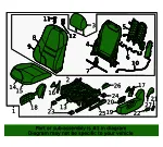 Seat Assembly - Mazda (tk4857150d02) - view 4