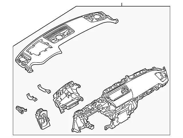 Instrument Panel - Mazda (tk4860330g13)