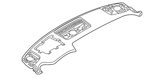 Instrument Panel Pad - Mazda (tk4860350c02)
