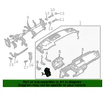 Instrument Panel Side Cover - Mazda (tk486040002) - view 4