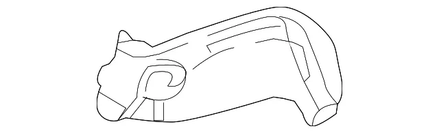 Instrument Panel Air Duct - Mazda (tk4861157a)