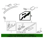 Instrument Panel Trim Panel - Mazda (tk4864260c39) - view 4